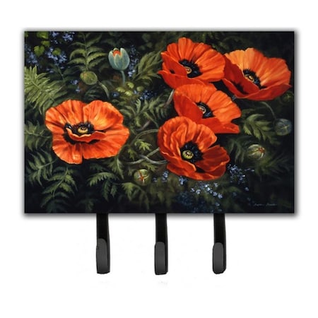 Jensendistributionservices Poppies by Daphne Baxter Leash or Key Holder MI2103703